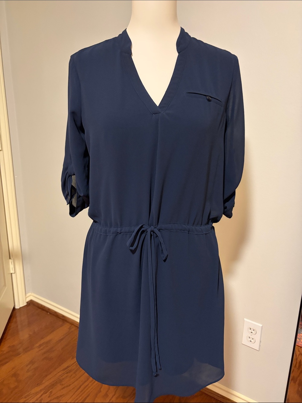 A. Byer Women’s Navy Work Dress in Size Medium